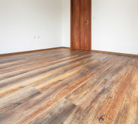 Empty Sitting Room Wooden Floor